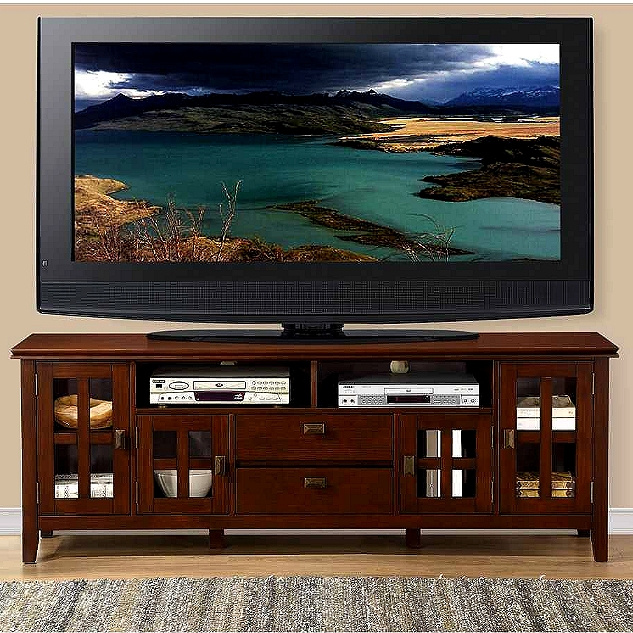 Mission Craftsman Pine Entertainment Center